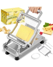 Huanyu Cheese Slicer Commercial Block Cheeses Cutter Board with 316 Stainless St