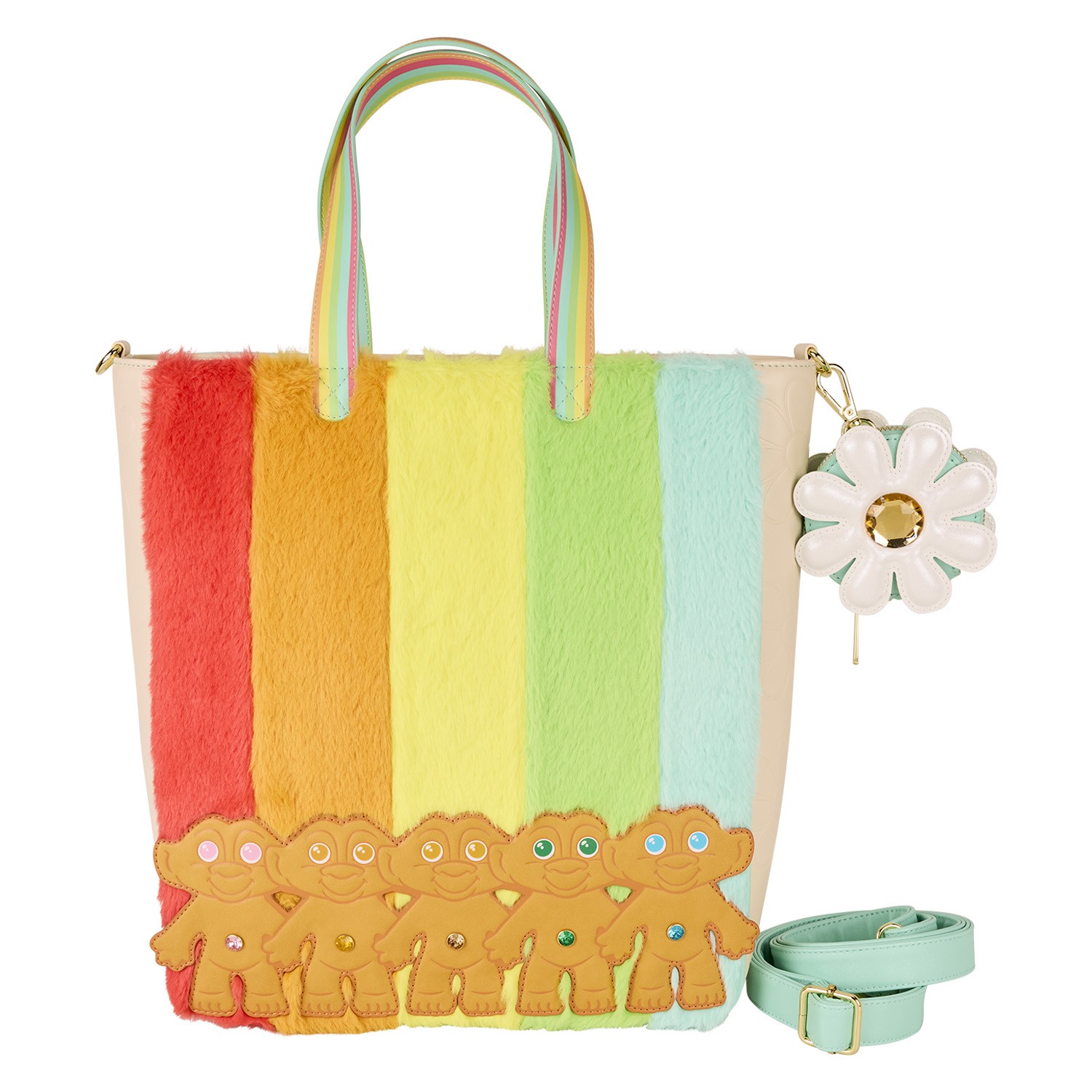 Loungefly Trolls Themed Tote Bag with Classic Design