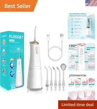 Portable Compact Water Flosser for Teeth with Memory Function & Ergonomic Design