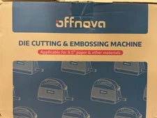 OFFNOVA Die Cutting & Embossing Machine, 8.5" PAPER & OTHER MATERIALS - OPEN BOX