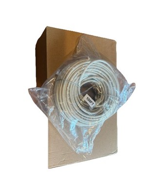 100ft  Cat6 Ethernet Cable RJ45 Network Cord Internet Gray Patch cable