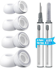 4 Pairs Ear Tips for AirPods Pro/Pro 2   Silicone XS/S/M/L with Cleaner Kit