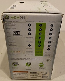 2008 MICROSOFT X-BOX XBOX 360 GO PRO 60GB CONSOLE WORKS DAMAGED BOX NO MANUAL