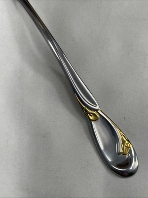 Oneida Golden CALLA LILY Stainless Deluxe Glossy Silverware CHOICE Flatware gold