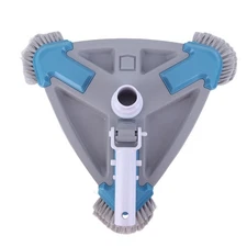 Pool Vacuum Head Triangle Shape Vacuum Head Brush Cleaner Suction Head3216