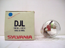 DJL Projector Projection Lamp Bulb SYLVANIA 120V 150W AVG 15-HR LAMP