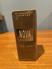 Nova Hair Instant Dye Shampoo, 200ml Gentle Hair Color Shampoo Light Brown