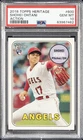 2018 TOPPS HERITAGE ACTION #600 SHOHEI OHTANI ROOKIE RC PSA 10