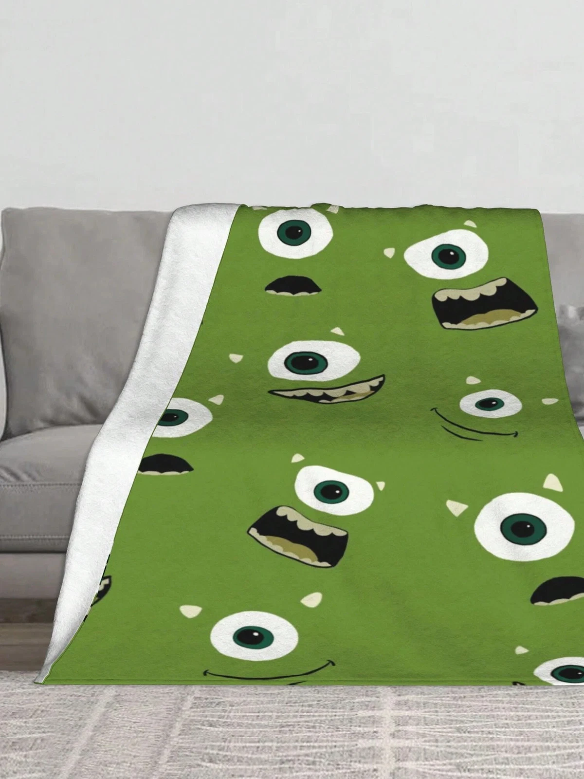 Disney Mike Wazowski Cozy Blanket Fuzzy