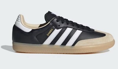 Adidas Samba OG JS3832 Men s US 8.5 Black White Gum Classic Sneakers NEW