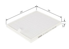INNENRAUMFILTER POLLENFILTER FÜR SUZUKI IGNIS II (MH) - BOSCH 1 987 432 066