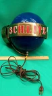Vintage Schlitz Beer Rotating Globe Lighted Bar Sign Wall Display Works