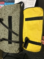 80s POP SHOP Keith Haring Extra Large Messenger Bag Made in USA Vintage backpack