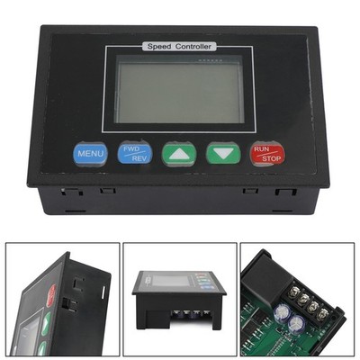 DC 10-55V Digital PWM DC Motor Speed Controller 0~100% 40A Time Reversible US