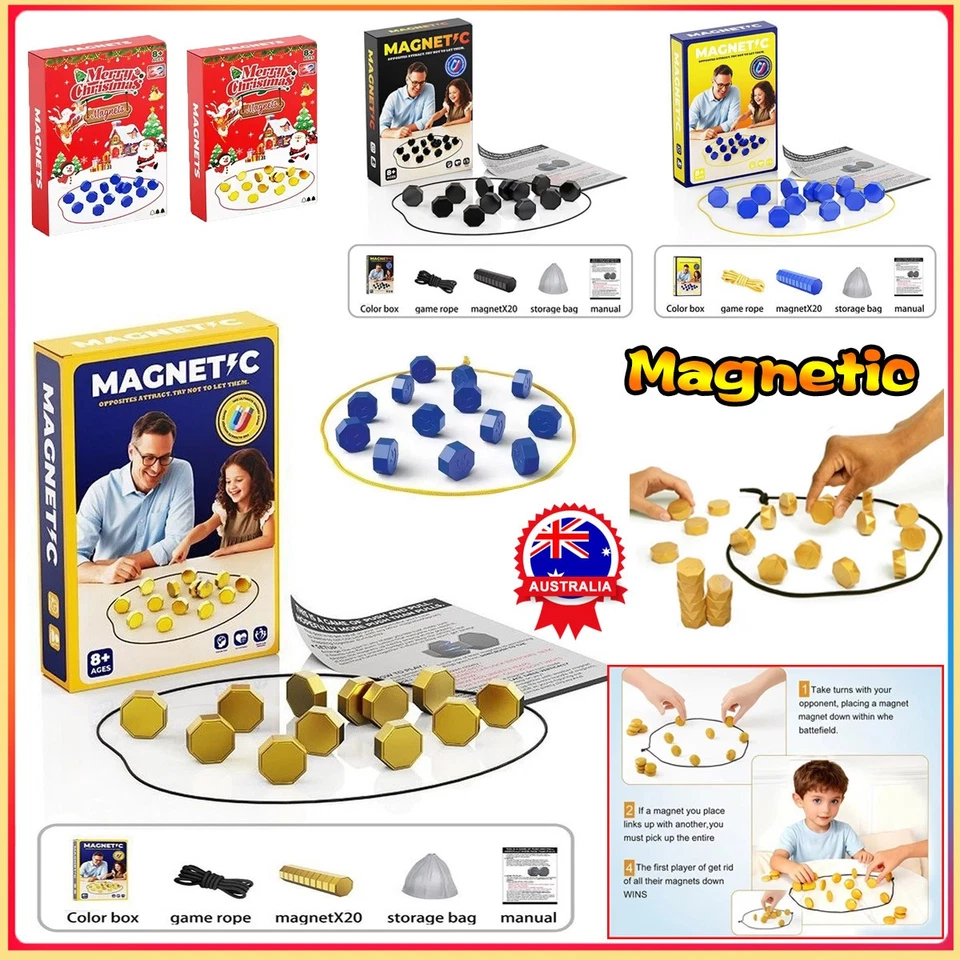 Upgraded Magnetic Stones Game Interactive Magnet Board Strategy Game for FamiGD - image 2 of 4