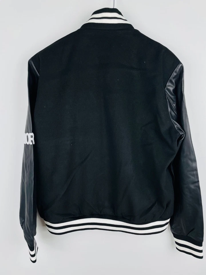 Christian Dior Men’s Button Leather -Cotton Blend Jacket Size XL - Image 3 of 4