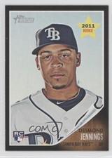 2011 Topps Heritage Chrome Retail Black Border Desmond Jennings #C96 0w7