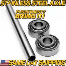(1 Kit) Axle & Bearing Kit for BadBoy Compact-Outlaw Outlaw Outlaw-XP & Extreme