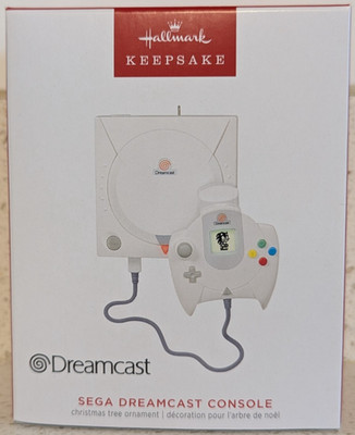 Hallmark Keepsake Sega Dreamcast Console Ornament 2023 Light Sound