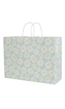 SSWBasics Large - Daisy Paper Shopping Bags - Case of 100