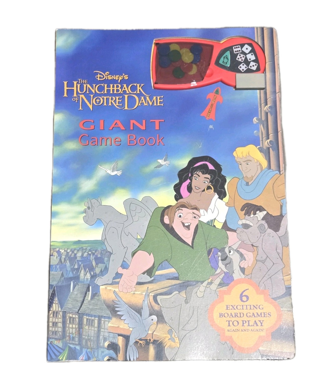 Book W/ Electronic Dice Hunchback Of Notre Rare*