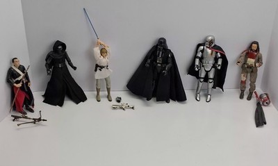Star Wars Black Series Action Figure Lot of 6, Loose Near Complete