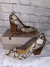 Brand new Crown Vintage Snakeskin Print Heels, women’s size US 8.5 