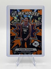 🧡 2025 WNBA Panini Donruss - Alyssa Thomas My House Orange Fireworks 35/75 SSP!
