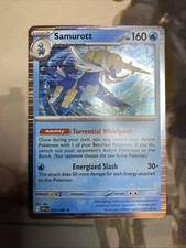 Samurott Holo 23/86 White Flare S & V Pokemon Card TCG