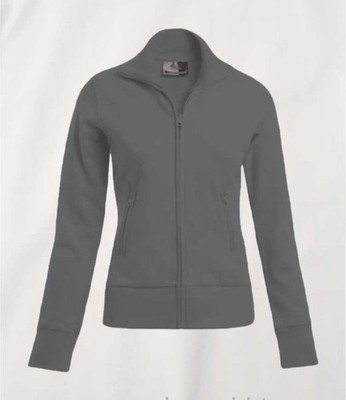 Sweatjacke Damen Promodoro warm weich Baumwolle Premium Stehkragen bequem E5295