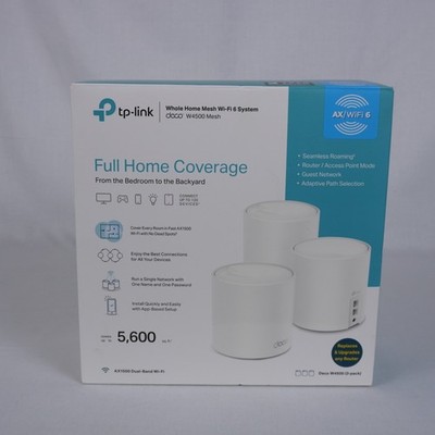 Tp-Link Deco W4500 Dual Band Whole Home Mesh Wifi 6 System 3 Pack AX1500 White