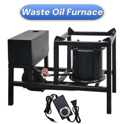 #ad 12V Waste Oil Burner Oil Stove Outdoors Cooking Hot Heating Furnace Burning Tool $246.60
