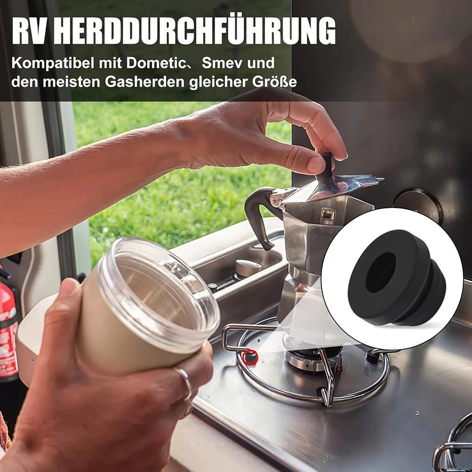 12pcs Silicone Holder Rubbers Fits Dometic SMEV Gas Hobs - Image 3 of 4