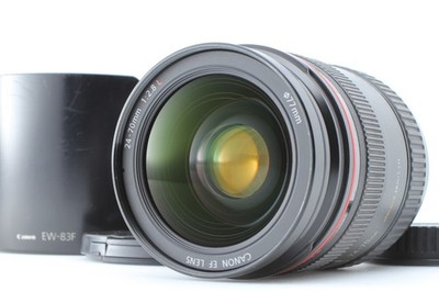 [ Near MINT w/ Hood ] Canon EF 24-70mm F/2.8 L USM Lens From Japan #26268