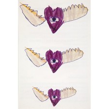 The Cure - Heart Wings Temporary Tattoos