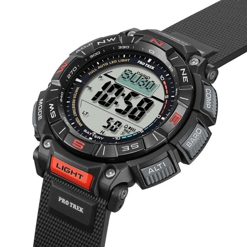Casio Pro Trek PRG-340-1JF Black Tough Solar Compass Outdoor Digital From Japan - Picture 10 of 24