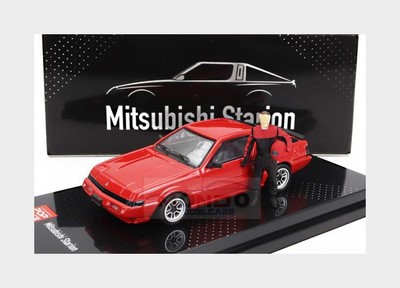 1:64 POP-RACE-LIMITED Mitsubishi Starion With Driver Figure 1988 PR64-STAR-RED M
