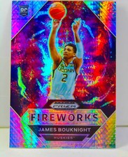 James Bouknight RC 2021 Hyper Prizm Draft Picks Fireworks Insert Rookie Card#10