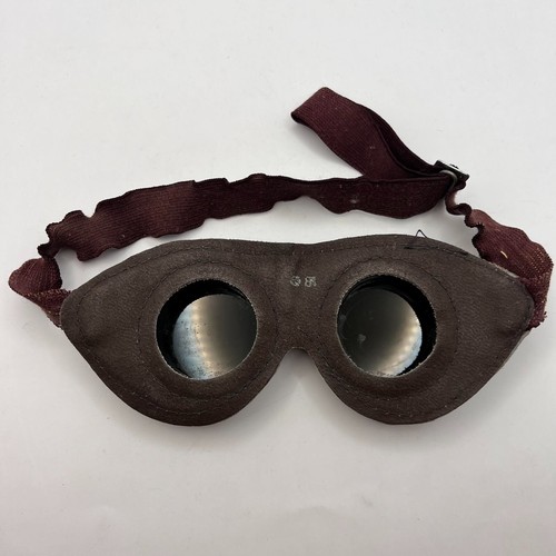 1965 Vintage Soviet USSR Steampunk Protective Motorcycle Aviator Safety Glasses - Picture 5 of 8