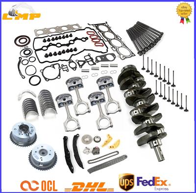 G4KJ 2.4L Engine Rebuild Kit-Piston/Crankshaft/Gasket/Timing Kit For HYUNDAI KIA