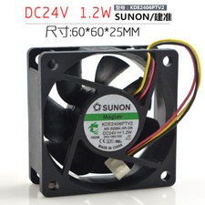 SUNON 6025 6cm KDE2406PTV2 24V 1.2W 3-wire inverter fan