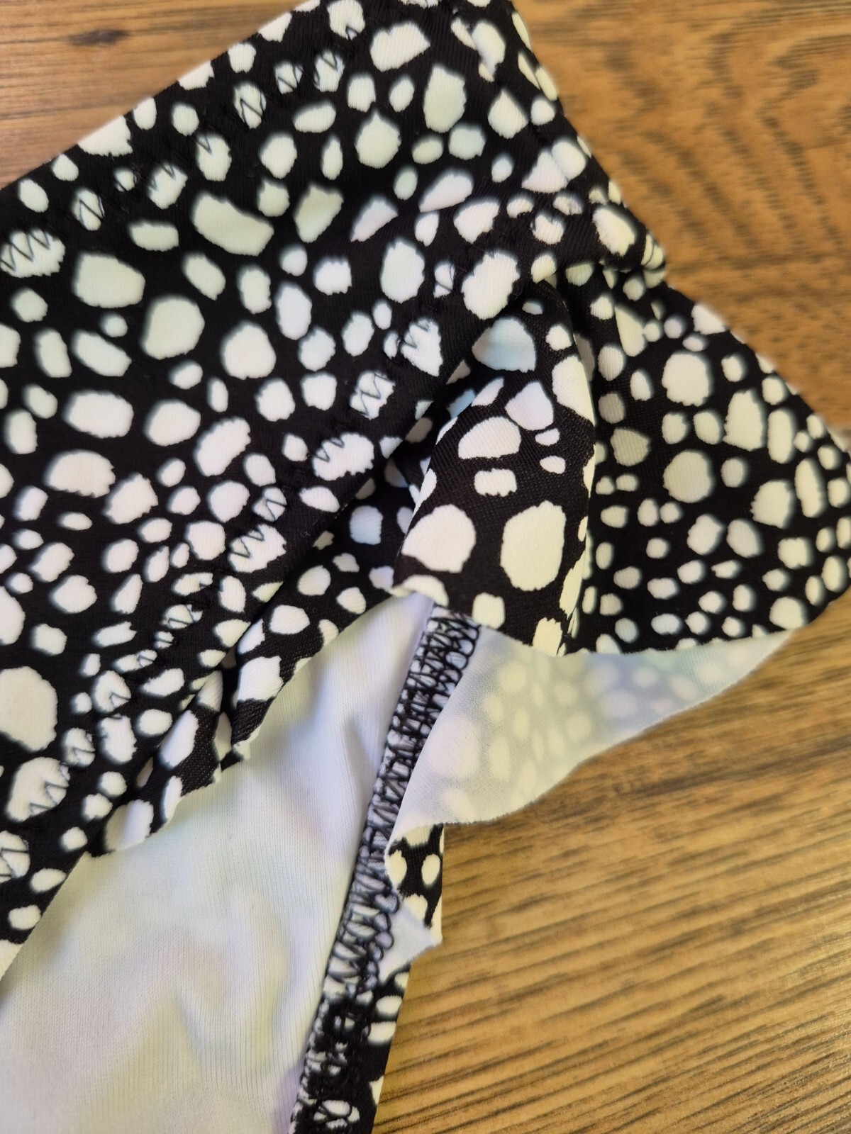 Elomi 'Pebble Cove' Bikini Bottoms Black/White UK 18 NWT image 2