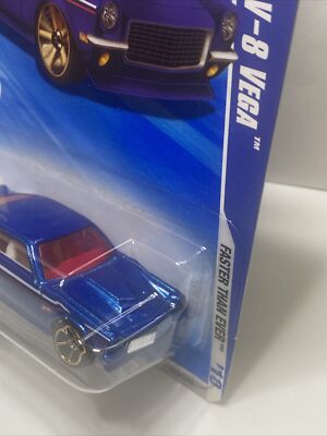 Hot Wheels HW Faster Than Ever '10 Custom V-8 Vega Blue | eBay