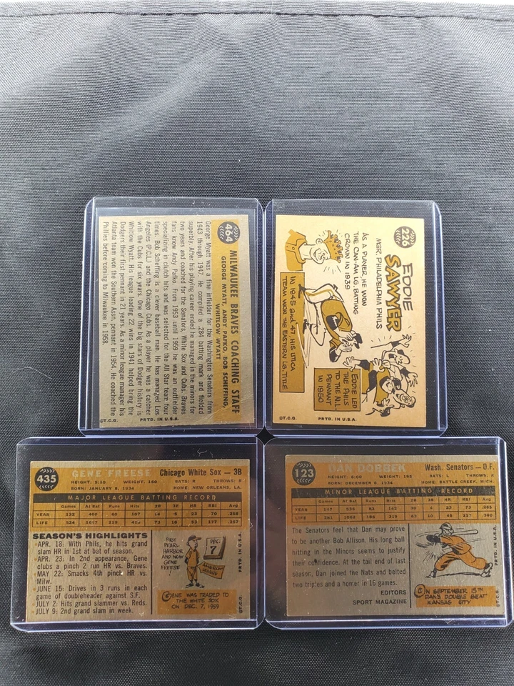 1960 Topps Baseball Lot of 25 Mixed Numbers Ex-MT to NM, Very Nice Quality! - Image 4 of 4