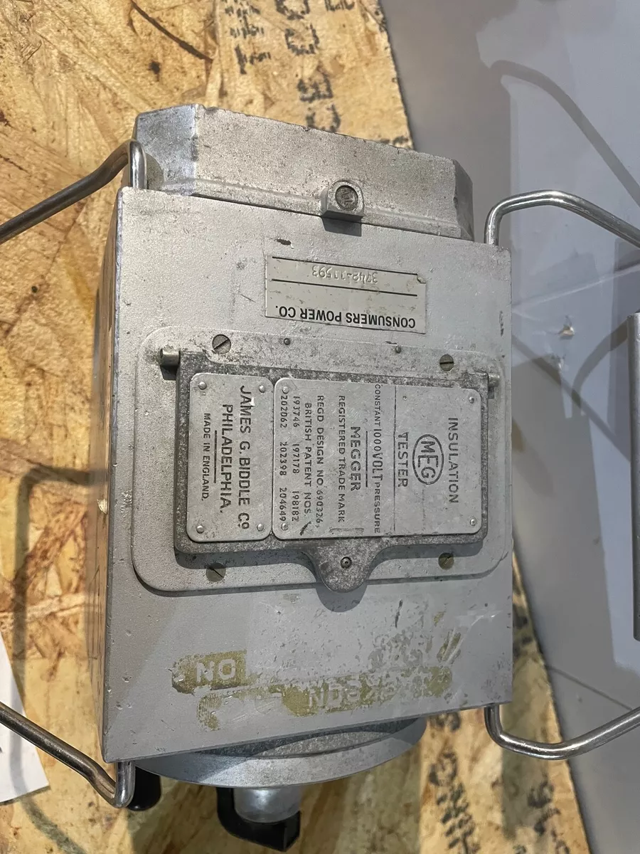 Megger sale 1000 volt