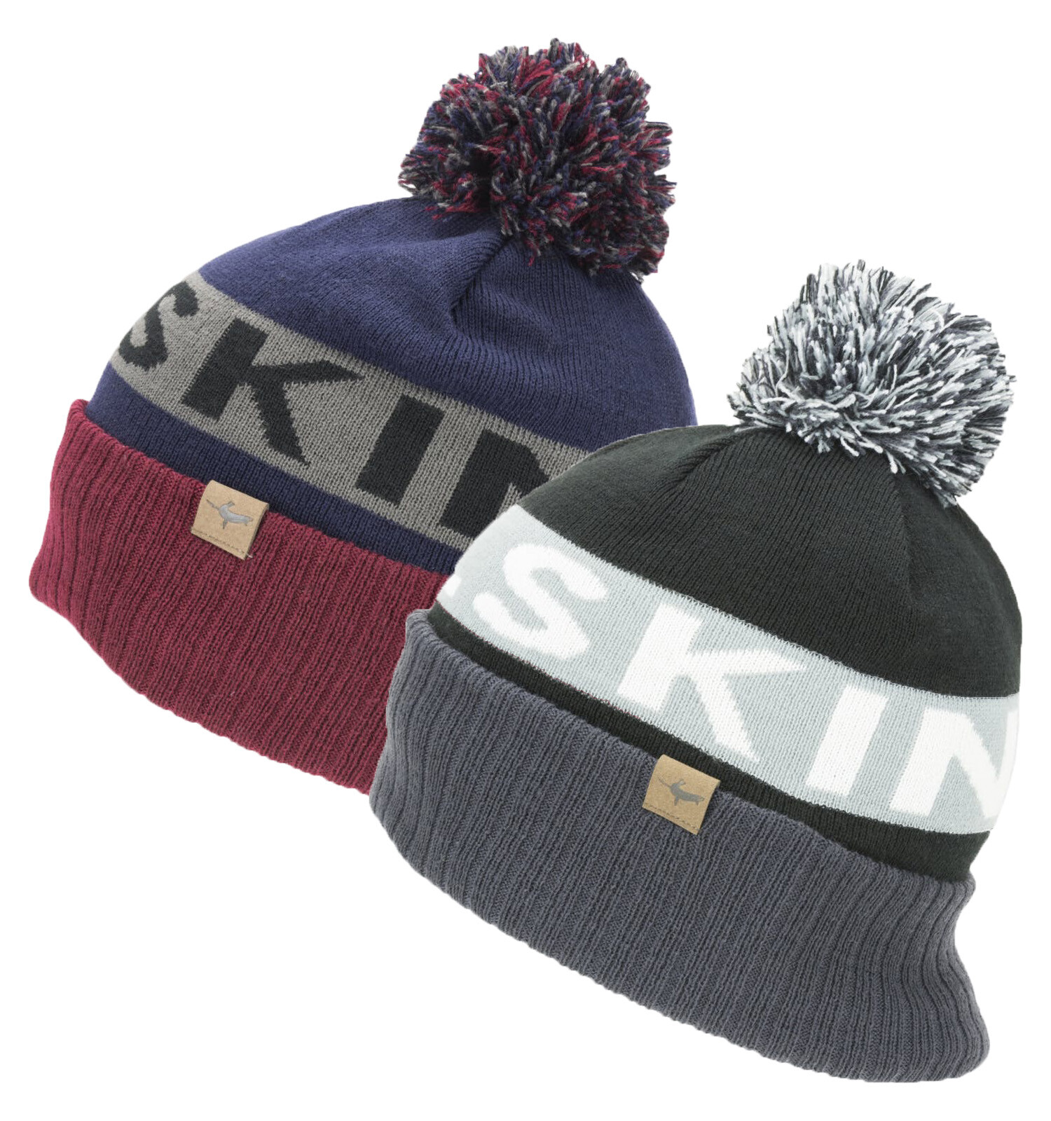 mens funky bobble hats