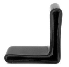 1 1/4" x 1 1/4" Angle Iron End Cap Cover Push-On Fit 1/8" Thick Metal 1/2" Cover