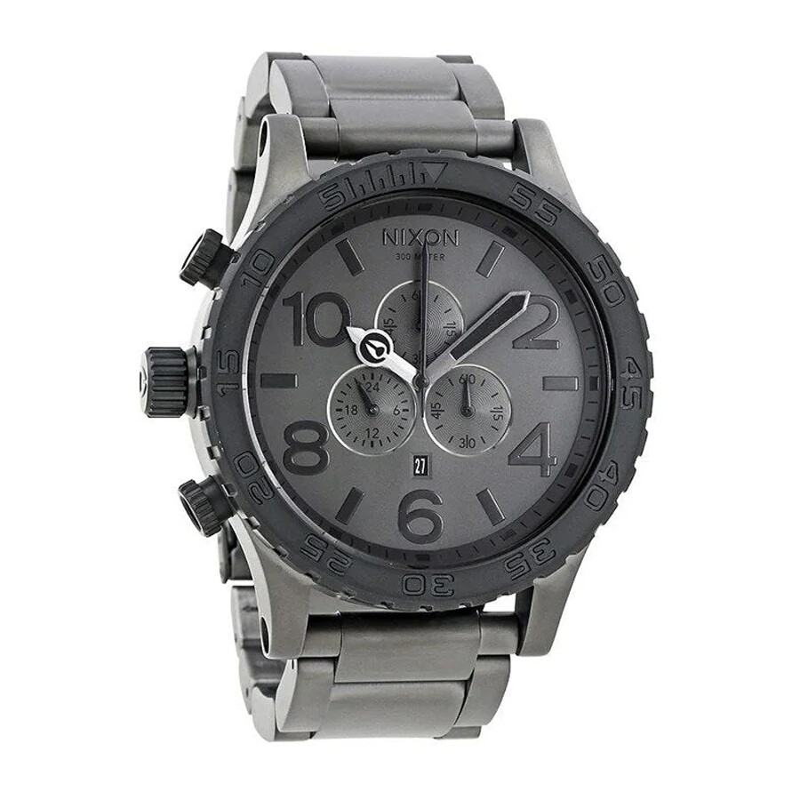 NEW Authentic NIXON Watch Mens 51-30 CHRONO Gunmetal A0831062