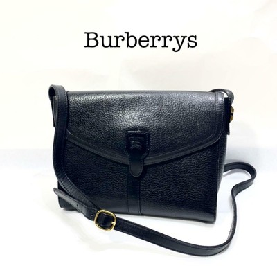 vintage burberry leather bag