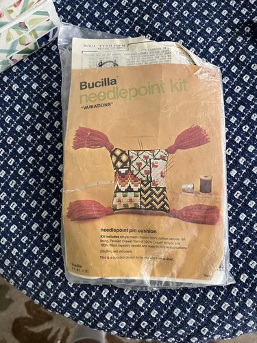 Bucilla pin cushion kit. Mostly Completed. - Picture 5 of 10